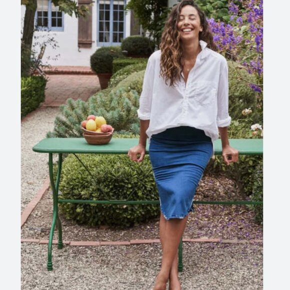 Frank & Eileen DONEGAL Unforgettable DENIM skirt Size: 10 Black Wash - Picture 9 of 15